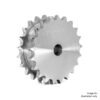19 Tooth (06B) Double Simplex Pilot Bore Sprocket (3/8 Pitch Chain)