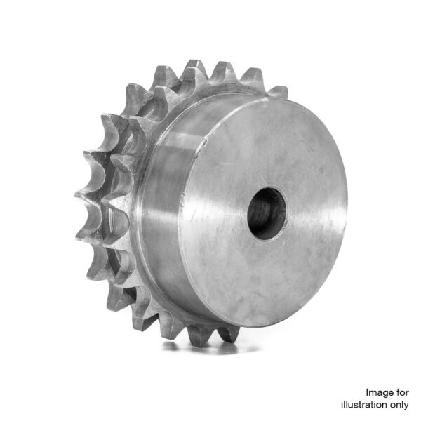 11 Tooth (16B) Duplex Pilot Bore Sprocket (1 Pitch Chain)