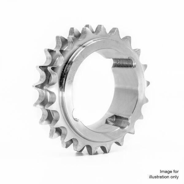 19 Tooth (10B) Duplex Taper Lock (1610) Sprocket (5/8 Pitch Chain)