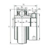 HC209 Eccentric Collar Locking Insert Bearing