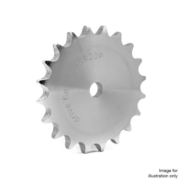 100 Tooth (06B) Simplex Pilot bore Platewheel (3/8 Pitch Chain)