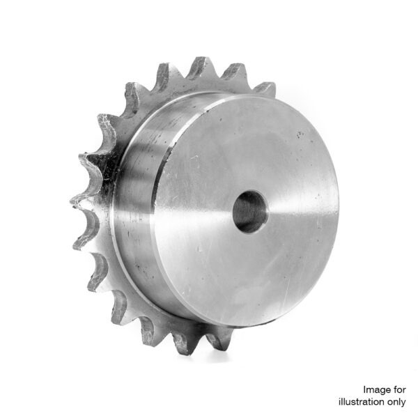 13 Tooth (08B) Simplex Pilot Bore Sprocket (1/2 Pitch Chain)
