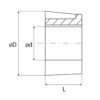 4040-65 Taper Lock Bush with 65mm Bore