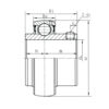 UC203 FSB Grub Screw Locking Insert Bearing
