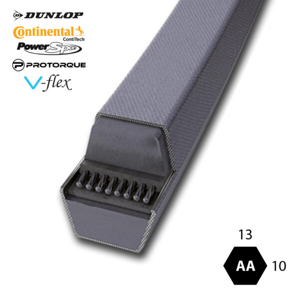 AA102 - AA Section Double Sided Classical Wrapped V-Belts