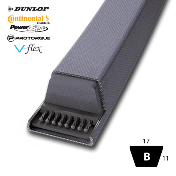 B47 - B Section Classical Wrapped V-Belts