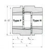 RPX24-H Coupling Hub - Taper Bore (H - External Fitting)