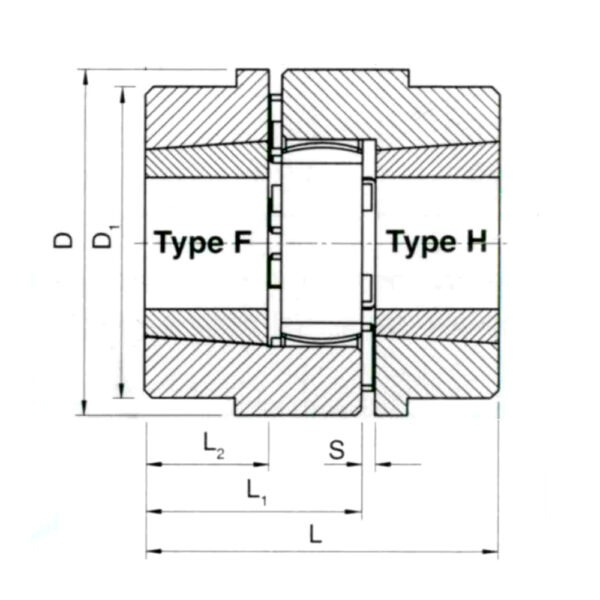 RPX24-H Coupling Hub - Taper Bore (H - External Fitting)