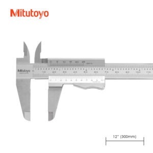 Mitutoyo Vernier Caliper with Thumb Clamp - Series 531 - 12"/300mm (531-112)