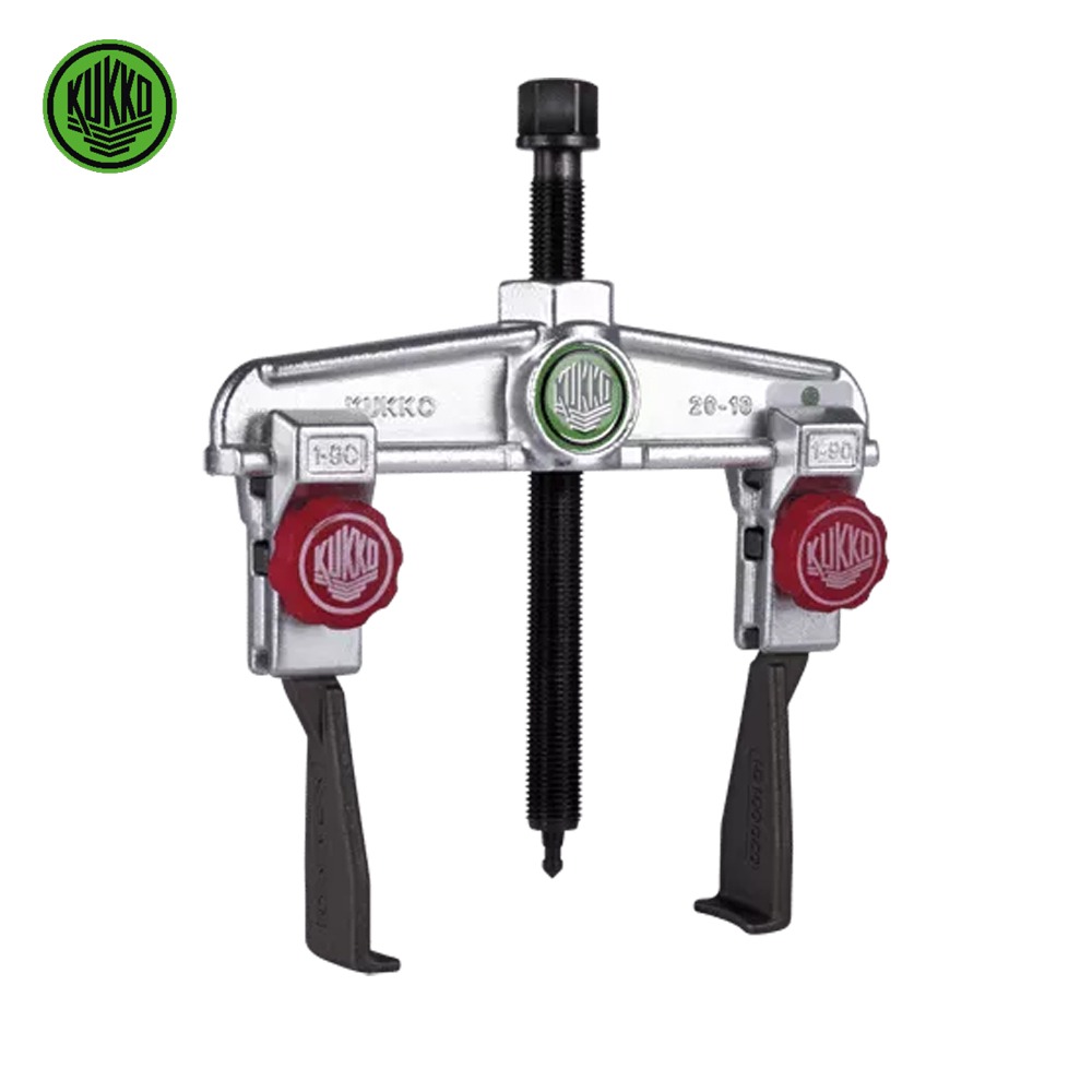 20 1 S Kukko 2 Jaw Puller with Narrow Quick Adjusting Jaws 30 90mm OD 70 140mm ID 100mm Reach