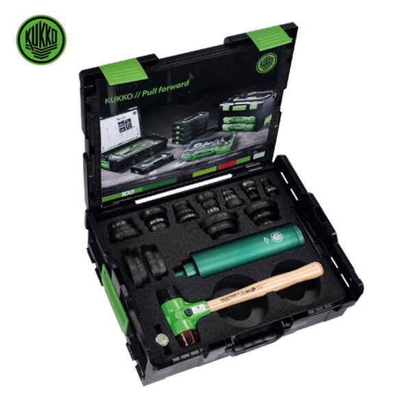 71-L Kukko Bearing Fitting Tool Kit (Light outdoor) made of Shockproof Plastic (10-50mm ID, 26-110mm OD)