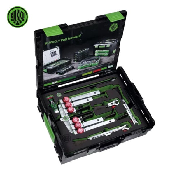 K-2030-10+S Kukko 2 & 3 Jaw Puller Set with Narrow, Quick Adjusting Jaws (30-130mm OD, 70-180mm ID, 100-350mm Reach)
