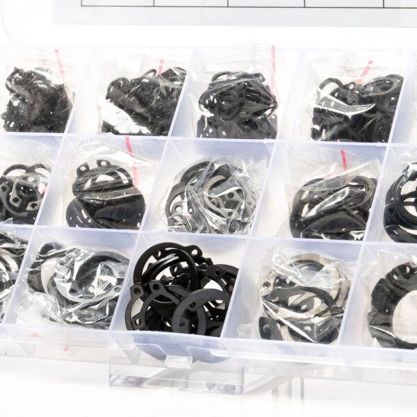 Metric External Circlip Assortment Box (535pcs)