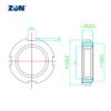 SKM15 ZEN Lock Nut - Stainless Steel