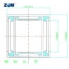 HK0810-2RS ZEN Needle Roller Bearing (8x12x10)