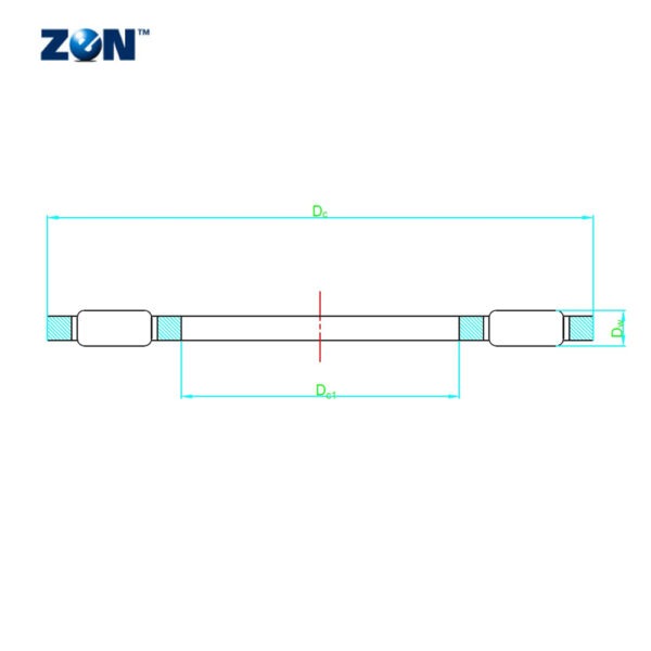 AXK120155 ZEN Needle Roller Thrust Bearing (120x155x4)