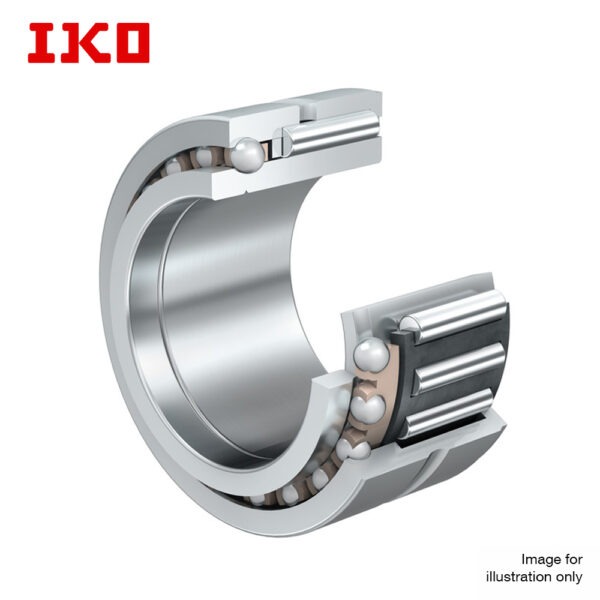 NKIA5907 IKO Combined Type Needle Roller/Angular Contact Ball Bearing (35x55x27)